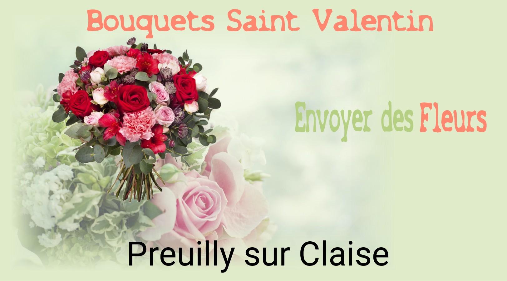 Roses de Saint-Valentin livrées à Preuilly-sur-Claise